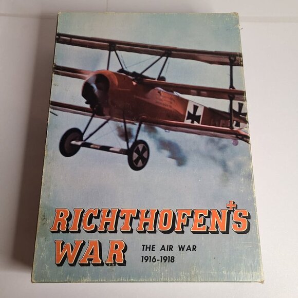Richthofen's War Avalon Hill 1972 Bookcase Game WWII - Picture 2 of 10